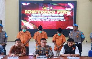 Luar biasa, Satreskrim Polres Lampung Timur Berhasil Amankan Tersangka Dugaan Korupsi Bendungan Marga Tiga