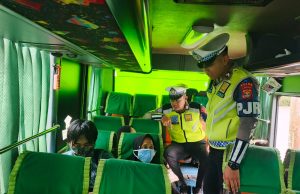 Pelaksanaan hari ke 12 Ops Patuh Krakatau 2026, Satgas Preventif kunjungi Sekolah dan Pool Bus