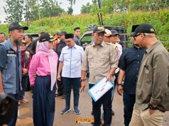 Dorong Peningkatan Infrastruktur Jalan, Bupati Pesawaran Dampingi Gubernur Tinjau Ruas Jalan Provinsi