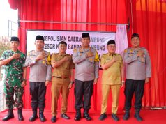Resmi, Polsek Teluk Betung Selatan Berubah Nomenklatur Menjadi Polsek Bumi Waras