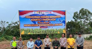Dukung Swasembada Pangan, Polisi Gelar Penanaman Jagung Serentak Kuartal 1 2026 di Way Kanan