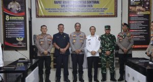Jelang Idul Fitri 1447 H, Polres Lampung Utara Gelar Rakor Ops Ketupat Krakatau 2026