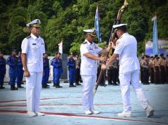 REGENERASI KEPEMIMPINAN, DANKODAERAL III PIMPIN SERTIJAB DANLANAL LAMPUNG