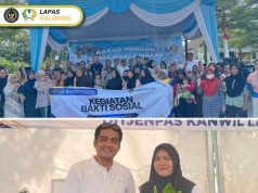 Dari Pembinaan Menuju Kemandirian, Karya WBP Lapas Kalianda Tampil di Bazar HBP ke-62