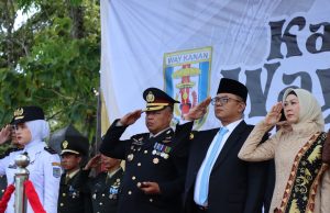 Kapolres Way Kanan Hadiri Upacara Peringatan HUT Ke – 27 Kabupaten Way Kanan
