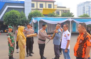 Pimpin Apel Sabuk Kamtibmas, Kapolresta Bandar Lampung Dorong Warga Aktifkan Siskamling