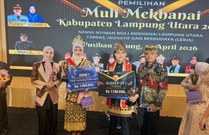 Polwan Polres Lampung Utara Raih Juara 1, Polki Sabet Runner Up 1 Muli Mekhanai 2026