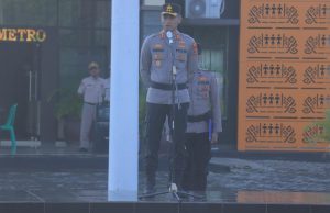 Pimpin Apel Siaga May Day, Kapolres Metro Polda Lampung Pastikan Personel Tetap Siaga Penuh