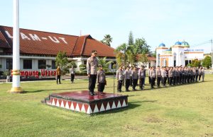 Polres Lampung Utara Gelar Apel Siaga May Day, Pastikan Situasi Aman dan Kondusif