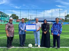 Komitmen Dukung Sarana Olahraga dan Pendidikan Karakter Generasi Muda, BRI Kanca Bengkulu Bangun Lapangan Mini Soccer untuk Yayasan Al-Fida Bengkulu Melalui CSR