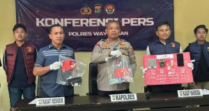 Bravo, Dalam Sehari, Polres Way Kanan Bekuk Pelaku Tindak Pidana Penipuan, Narkotika Hingga Tambang Illegal