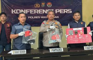 Bravo, Dalam Sehari, Polres Way Kanan Bekuk Pelaku Tindak Pidana Penipuan, Narkotika Hingga Tambang Illegal
