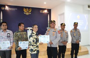 Sosialisasi Digitalisasi Layanan KPPN dan Monev Anggaran, Polres Way Kanan Raih 4 Penghargaan dari KPPN Kotabumi
