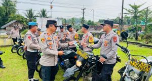 Kapolsek Umpu Semenguk Gelar Pemeriksaan Randis dan Inventaris BMN
