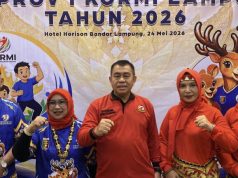 DPD RI,Bustami Zainudin Hadiri Rakerprov dan Launching Maskot KORMI Lampung 2026