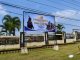 Polres Lampung Utara Pasang Banner Apresiasi Tanda Kehormatan Nugraha Sakanti untuk Polda Lampung
