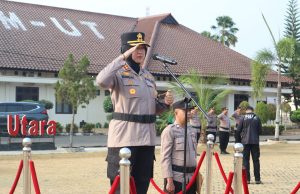 Polres Lampung Utara Gelar Upacara HAORNAS ke-43, Dorong Gaya Hidup Sehat dan Sportivitas