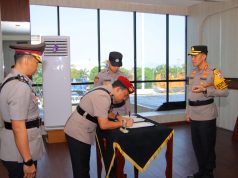 Kompol Regan Resmi Gantikan Kompol Gigih Jabat Kasat Reskrim Polresta Bandar Lampung