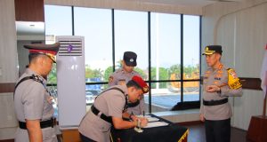 Kompol Regan Resmi Gantikan Kompol Gigih Jabat Kasat Reskrim Polresta Bandar Lampung