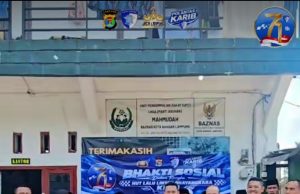 Menyambut HUT Lalu Lintas Bhayangkara Ke 71, Ditlantas Polda Lampung Mengadakan Kegiatan Bhakti Sosial Disalurkan Langsung Kepada Panti Asuhan Dan Pekerja Jalanan