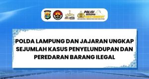 Polda Lampung Ungkap Sejumlah Kasus Kejahatan Ekonomi dan Perdagangan Ilegal