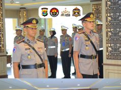 Kapolda Lampung Pimpin Upacara Sertijab Direktur Lalu Lintas Polda Lampung