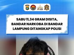 Sabu 11,34 Gram Disita, Bandar Narkoba Di Bandarlampung Ditangkap