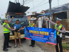 Ops Patuh Krakatau 2026, Satlantas Polres Lampung Tengah Edukasi Pengguna Jalan Tentang Tertib Berlalu Lintas