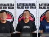 Satresnarkoba Polres Way Kanan Amankan Tiga Pria Diduga Terlibat Peredaran Sabu di Way Tuba